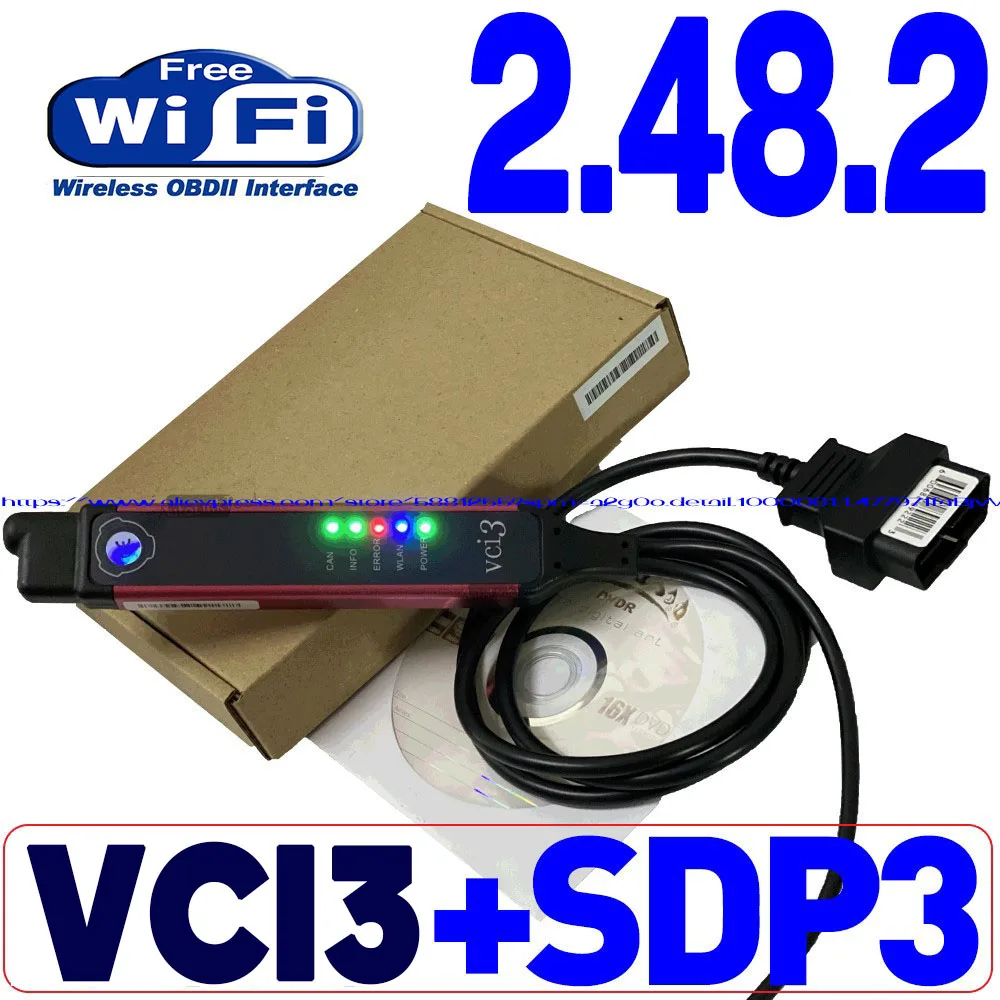 Best Quality Wifi  SDP3 VCI 3Update Hardware With SDP3 Original Database License Key for Heavy Duty Trucks Scania Engine Diagnos