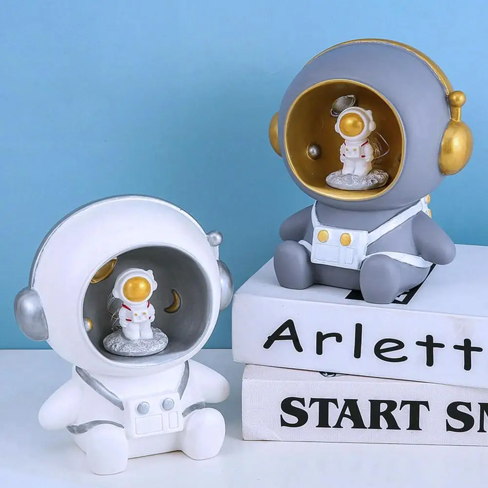 

Ночник Spaceman, 3D астронавт, держащая луну, настольная лампа, декор детской комнаты, прикровасветильник светильник, ночная лампа для детского с...
