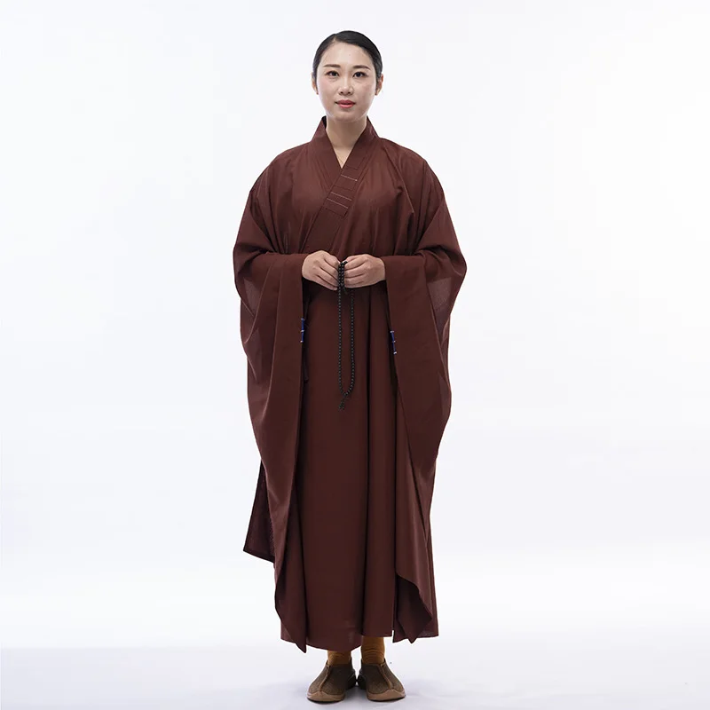 

Meditation Zen Shaolin Hanfu Oriental Chinese Traditional Monk Costume Buddhist Clothing Monk Robe Taoism Tibetan Clothes