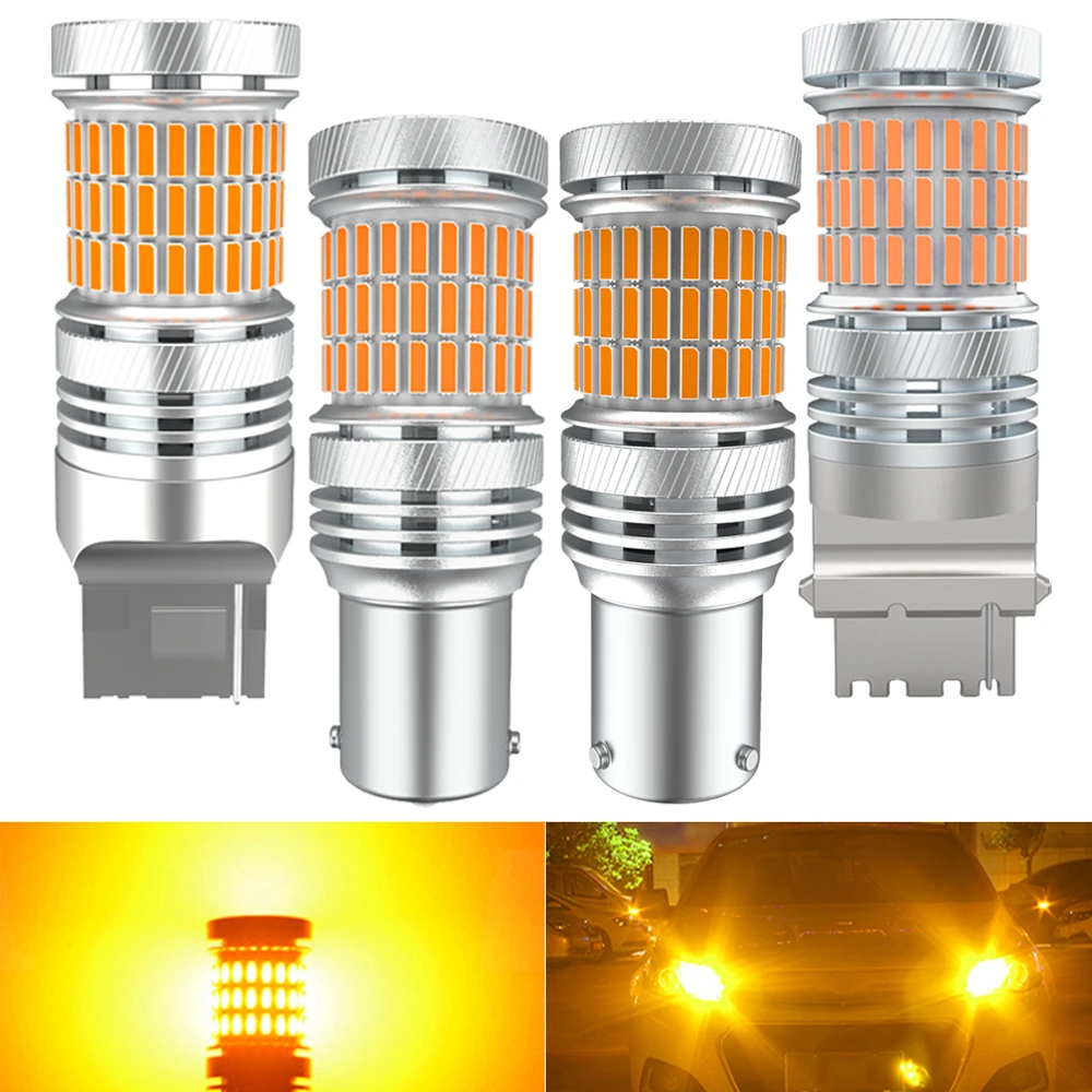 

2X Canbus Error Free 1156 BA15S P21W светодиодный BAU15S PY21W лампа T20 7440 W21W 3156 P27W Авто сигнальная Поворотная лампа светильник без ошибок автомобиля лампа