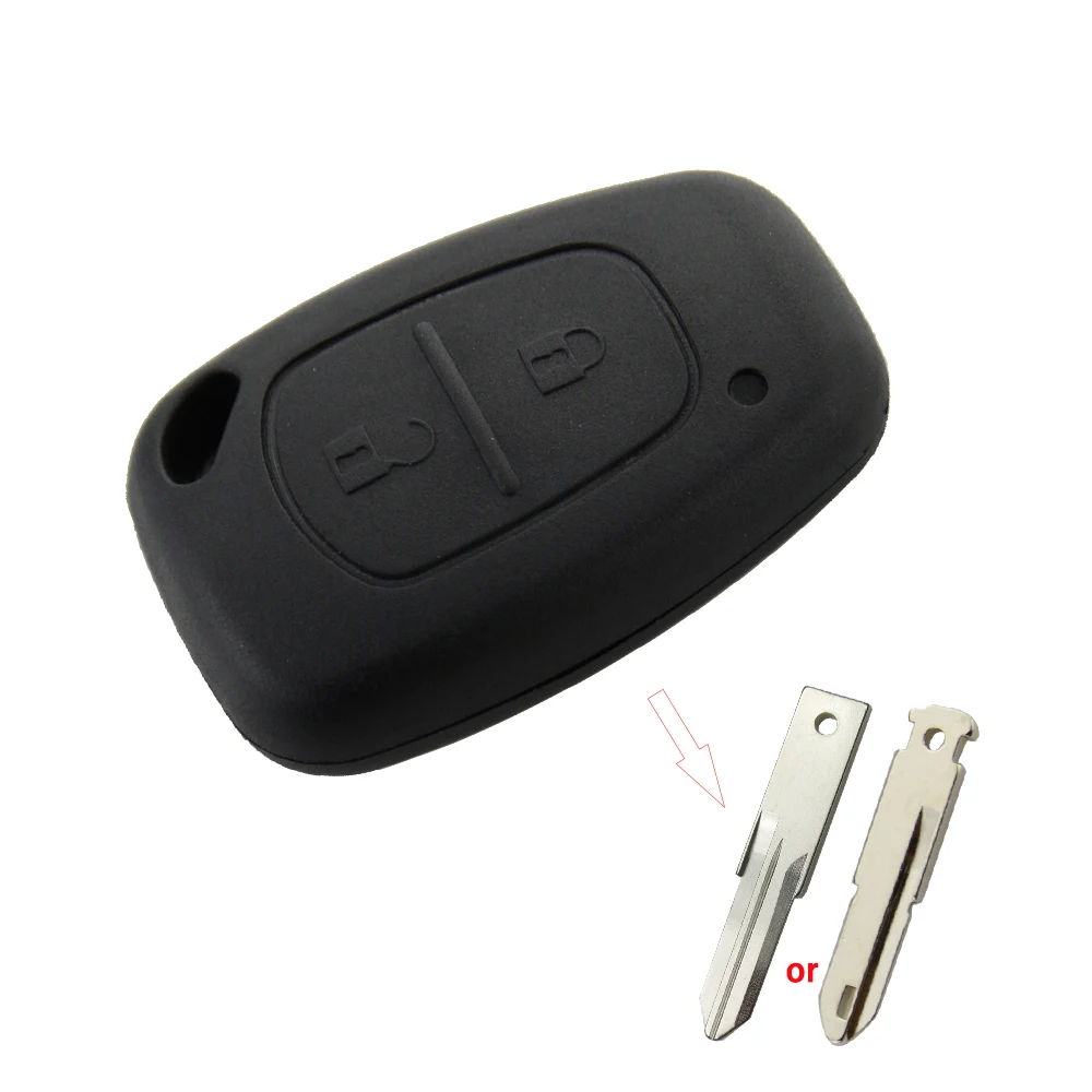 Чехол для автомобильного ключа с 2 кнопками OkeyTech чехол не включает лопасть Renault