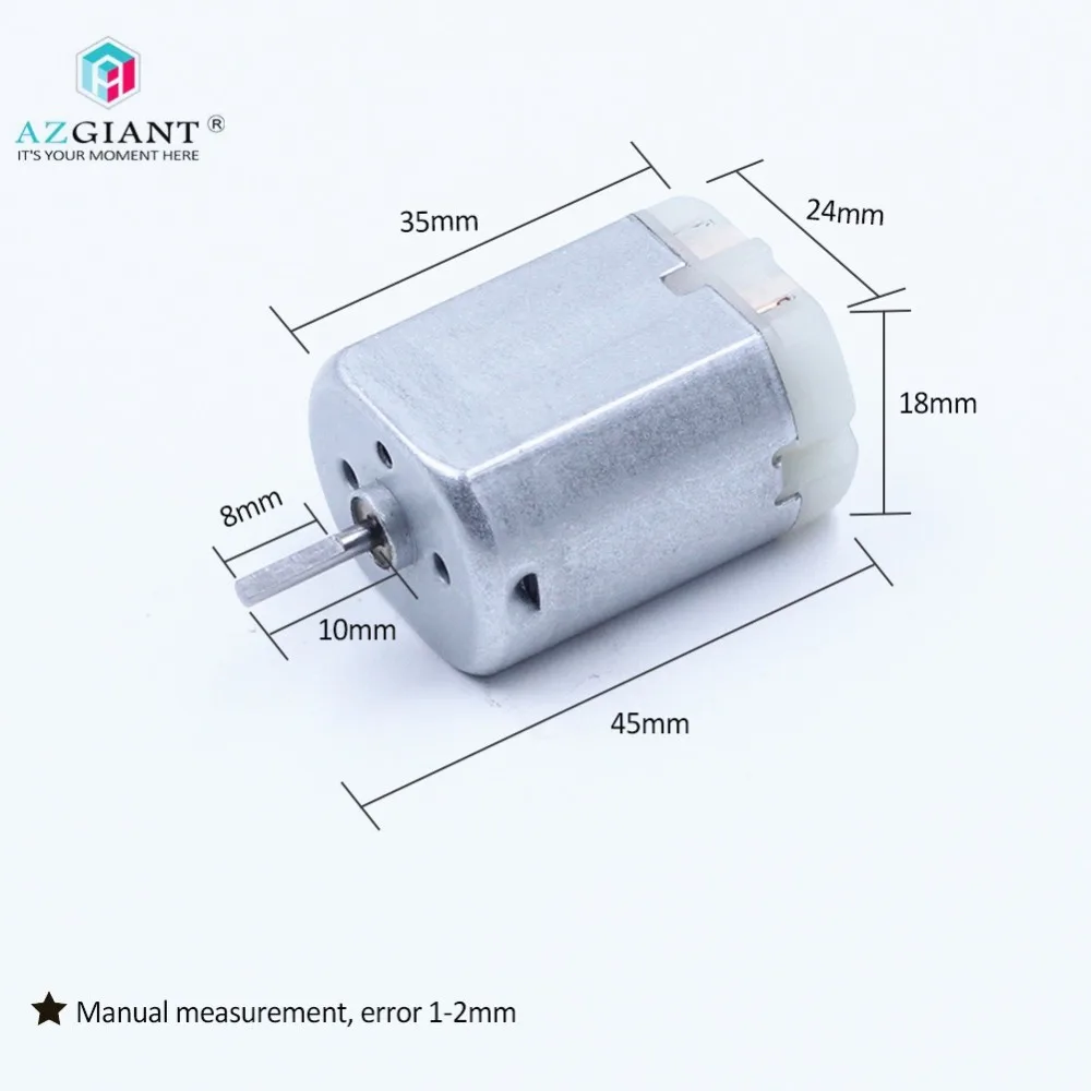 10 мм центральный привод замка двери Мотор FC 280 плоский Вал D шпиндель Блокировка