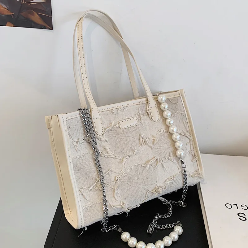 

High-quality Women's Large-capacity Shoulder Bag2021 New Fashion Canvas Bag Korean Version of The Net Red Shoulder Messenger Bag