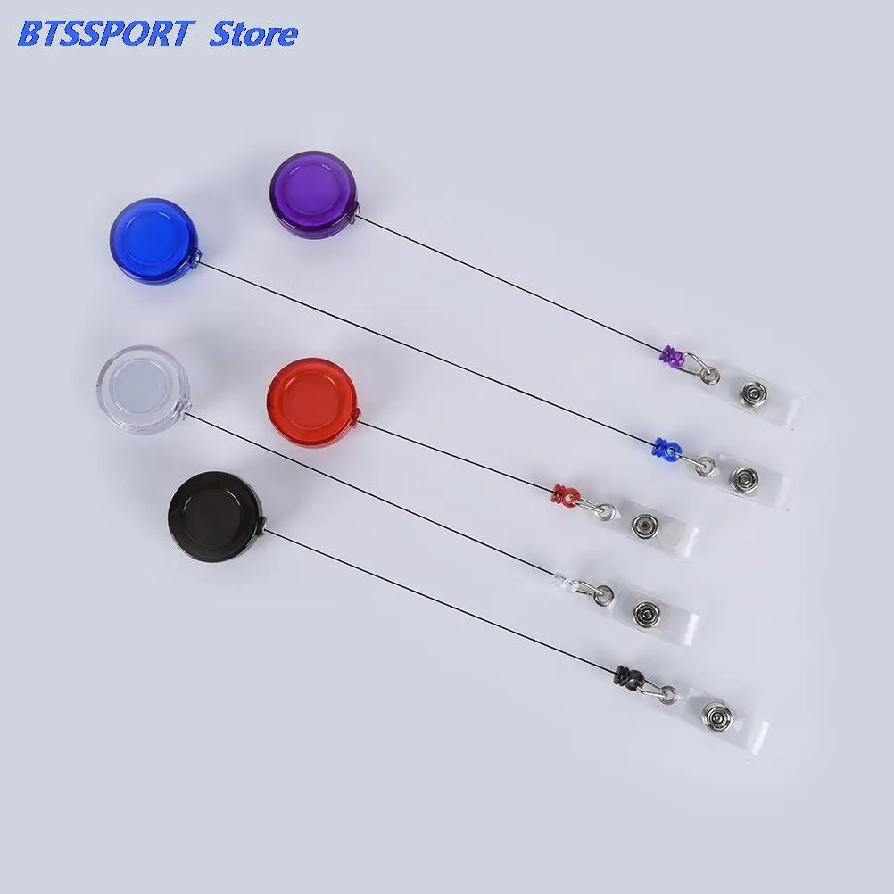 1 шт. выдвижной пропуск ID карты держатель Бейджа катушка Pull Key Name Tag держатели карт