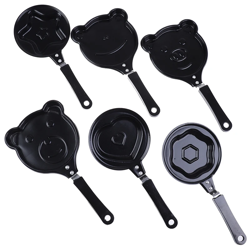 Маленькие милые формы для яиц антипригарные сковородки из нержавеющей стали