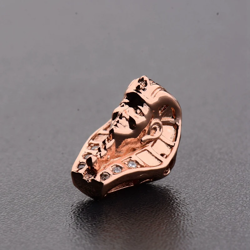 1 шт. белый циркон египетский фараон Разъем Шарм распорка бусины DIY мужские