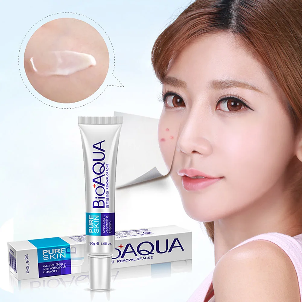 

Крем Bioaqua 30 г для борьбы с акне, маслом, сужение пор, акне, удаление шрамов, уход за лицом, удаление черных точек, отбеливание