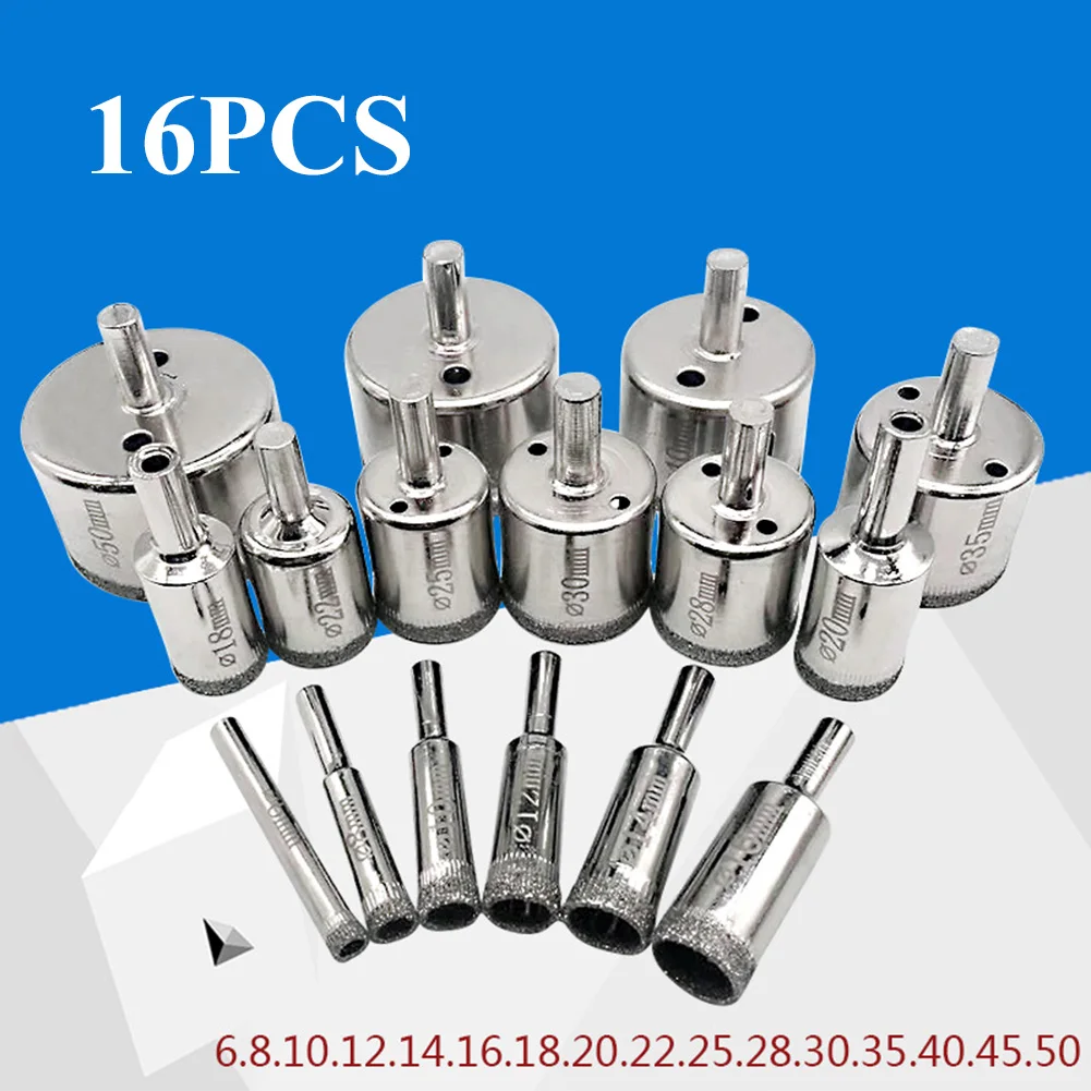 

Useful Holes Saw Drill Bit Diamond Hole Saw 1 set Hole Saw Hole saw Set