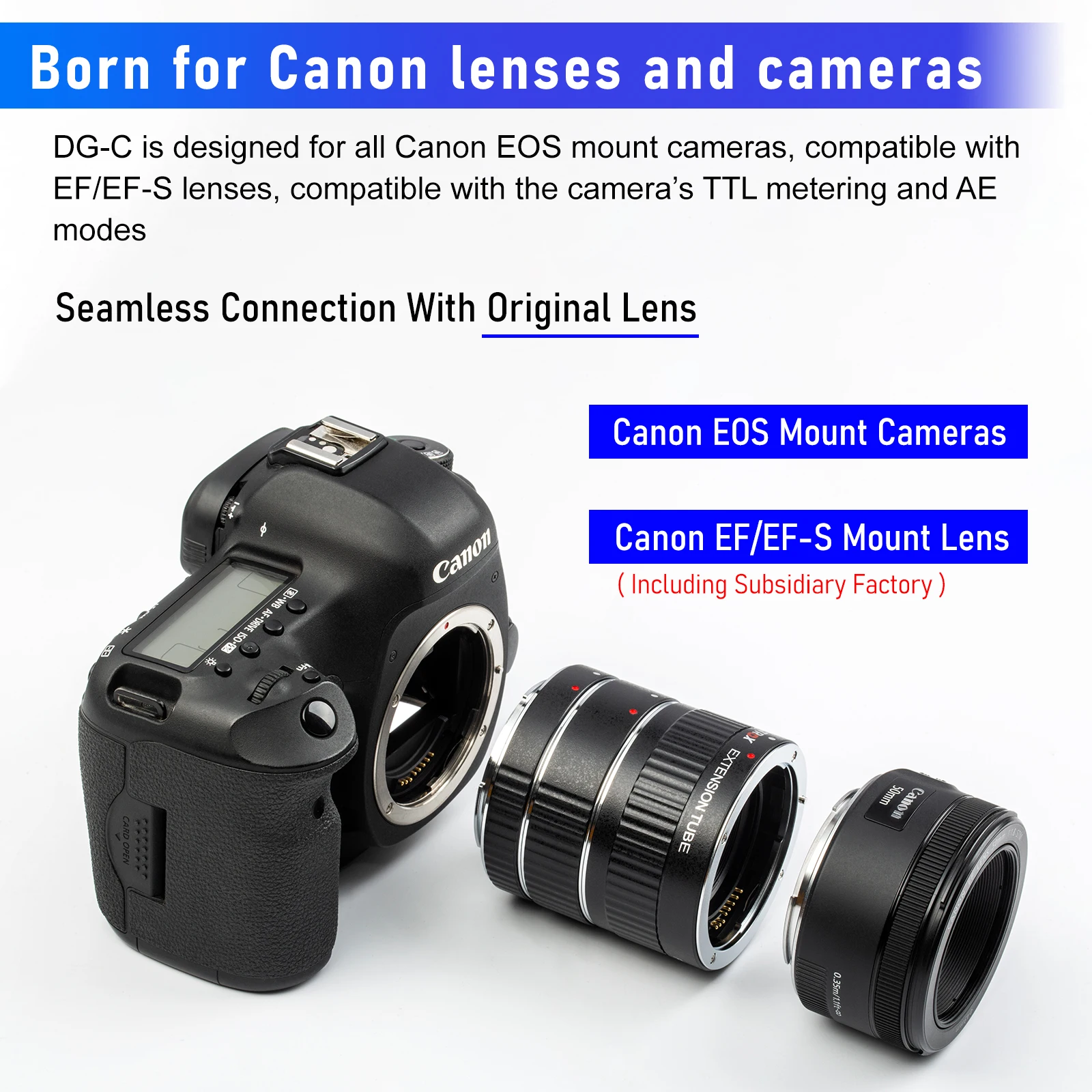 Viltrox телефон с автофокусом AF Макро Удлинитель для объектива адаптер Canon EOS 2000D 1500D