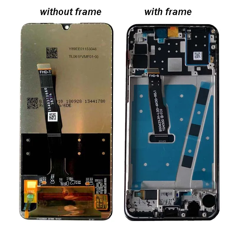 ЖК дисплей для Huawei P30 Lite с сенсорным экраном в сборе рамка huawei p30 экран замены P 30