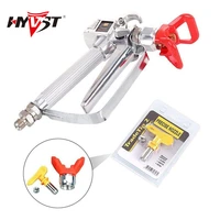 hyvst airbrush airless paint spray gun for ftx sprayer gun with 517 airless tip and nozzle holder paint spray tip best pro