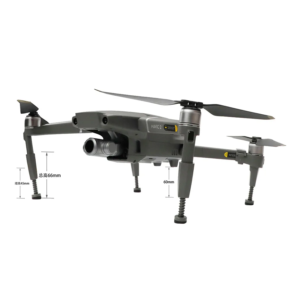 Повышенная посадка для DJI Mavic 2 Pro Zoom пружинный амортизатор штатив удлиняющие