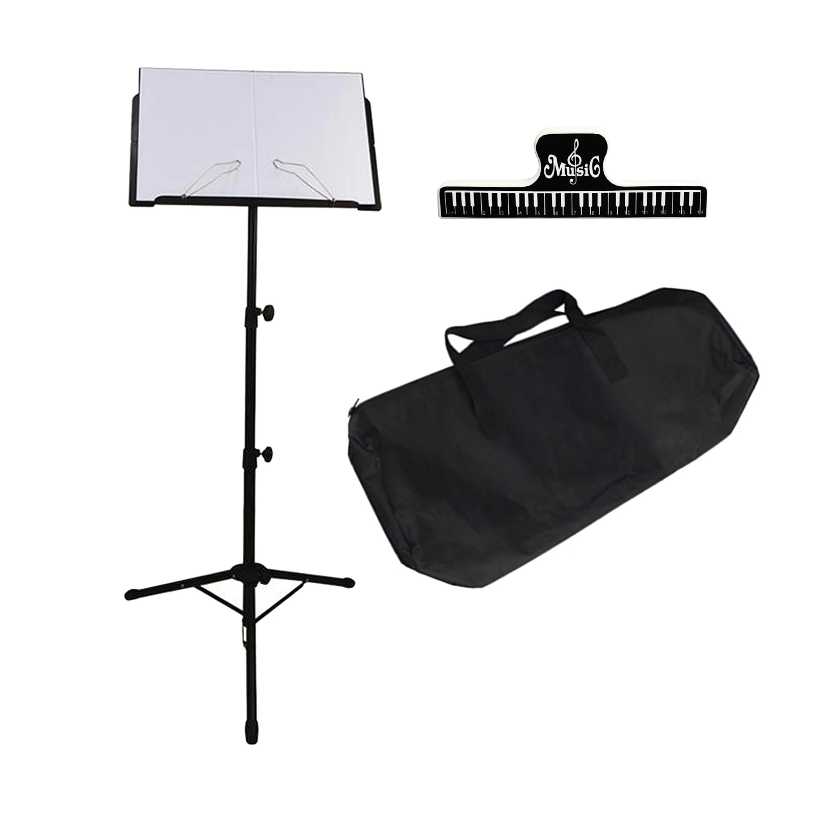 

1Set Collapsible Music Stand with Carrying Bag Save Space for Storage or Travel Gifts for Musician