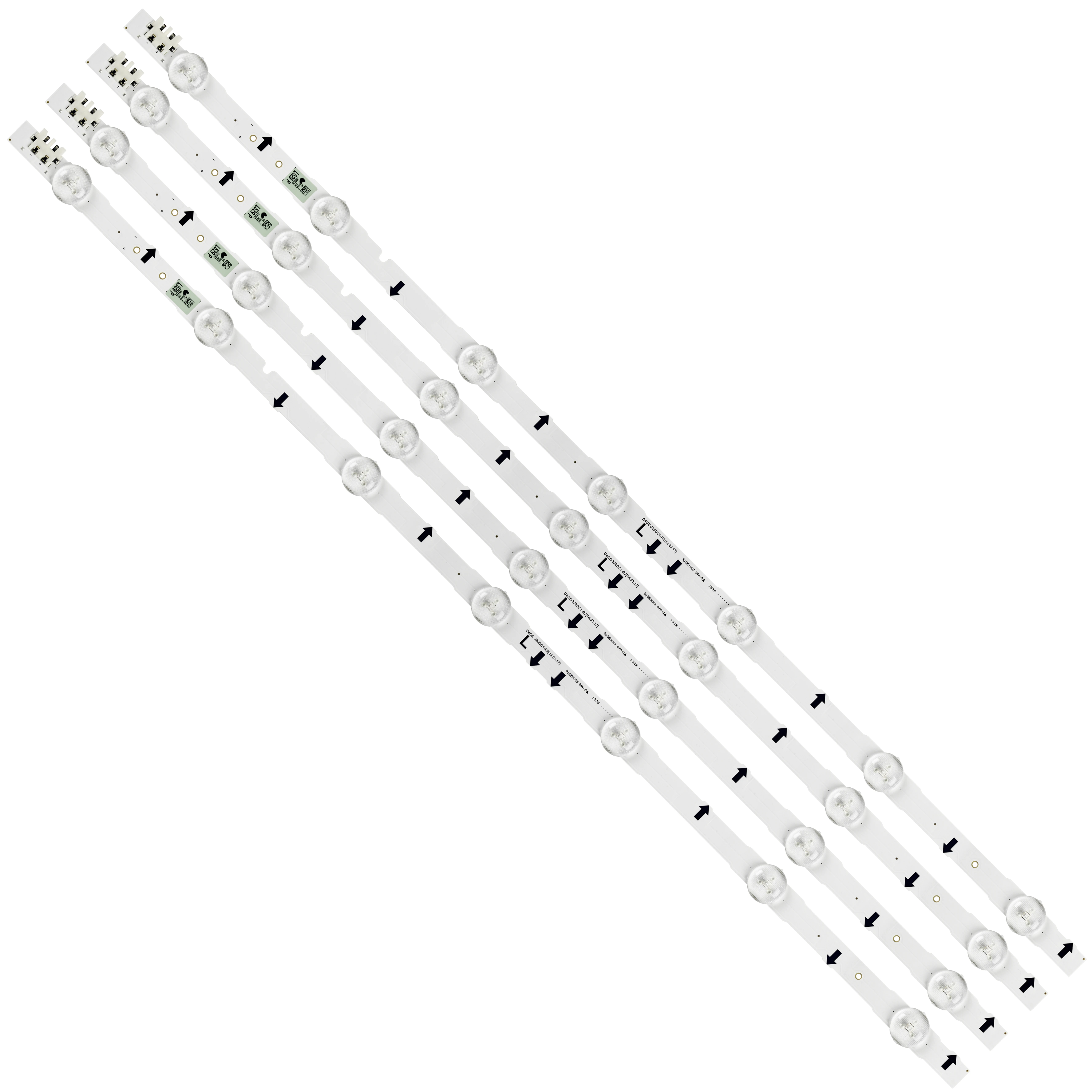 Новинка комплект 4 шт. 7LED 647 мм светодиодные полосы для Samsung D4GE 320DC1 R1 R2 UE32H5570S UN32J5003AF