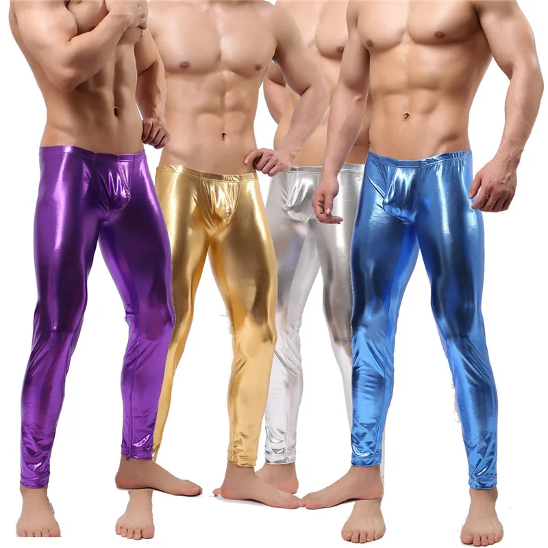 Сексуальное мужское длинное нижнее белье YUFEIDA обтягивающие брюки повседневные