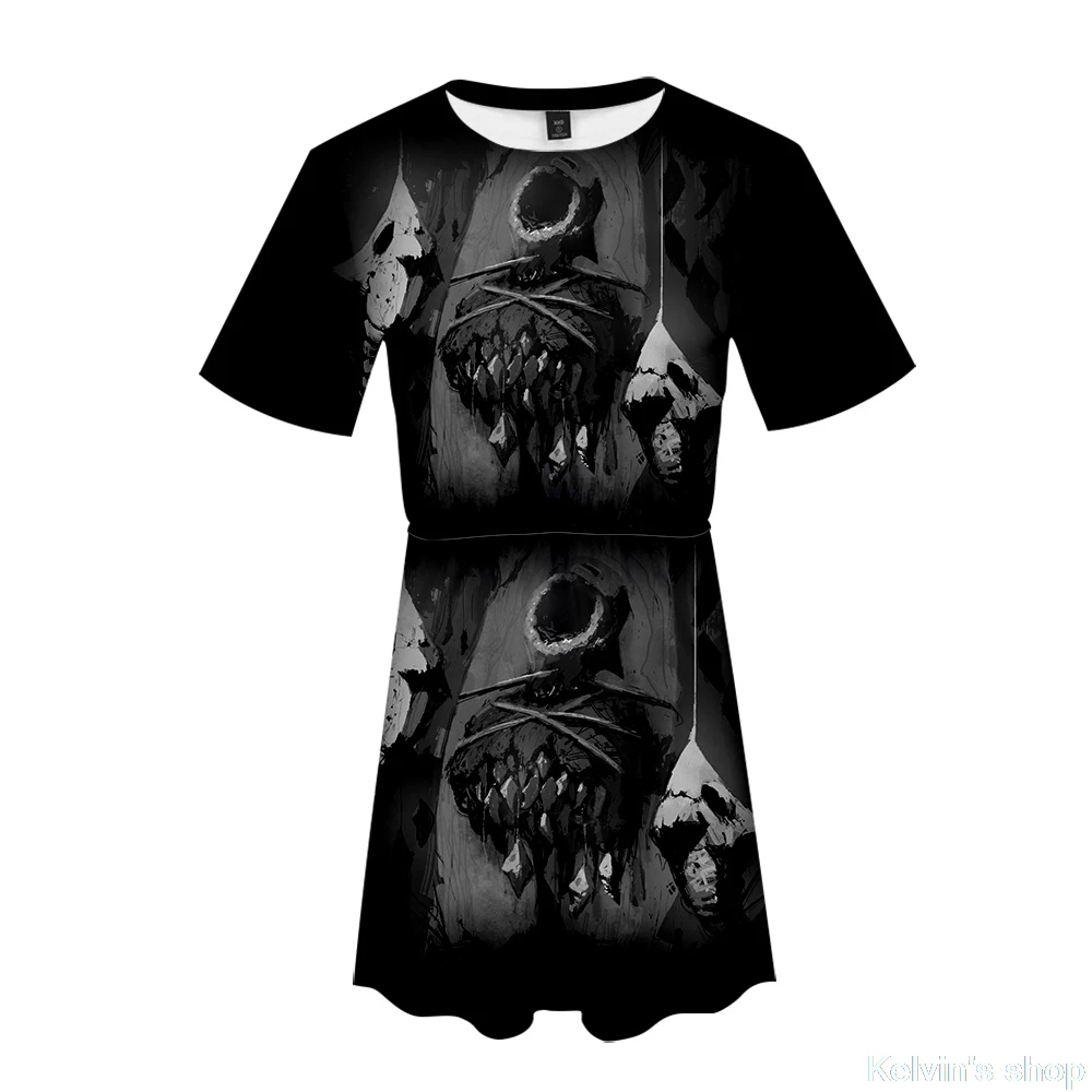 Страшное платье с рисунком Покемон го женское летнее принтом модный стиль хит