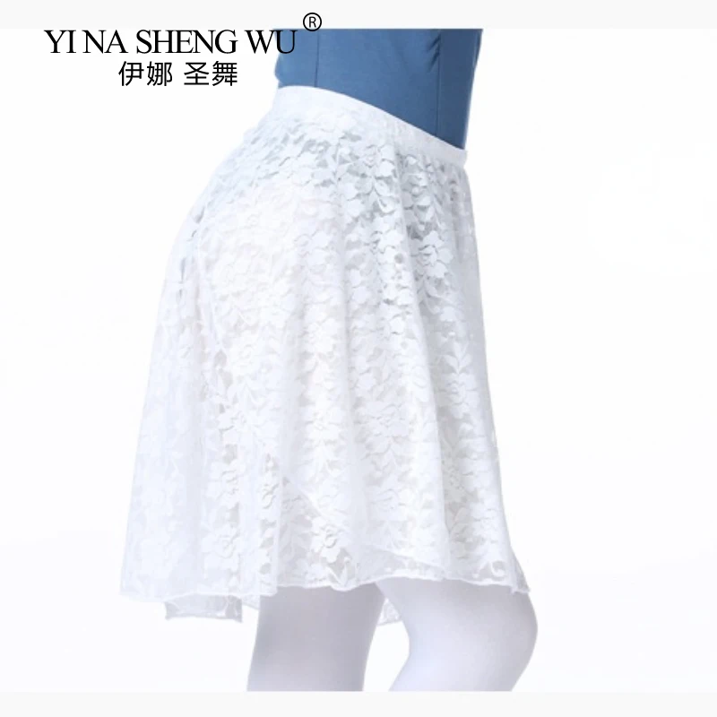 Юбка для балета взрослых и детей шифоновая однотонная на завязках с принтом