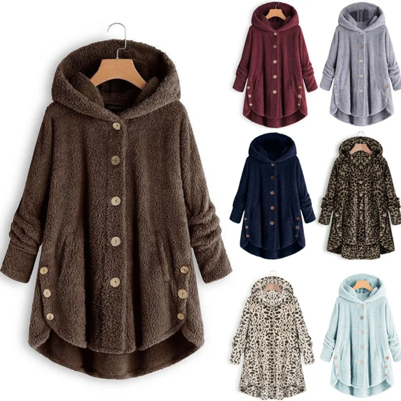 

Новое поступление, зимнее женское теплое пушистое пальто, пальто, куртки на пуговицах, верхняя одежда, свободный свитер