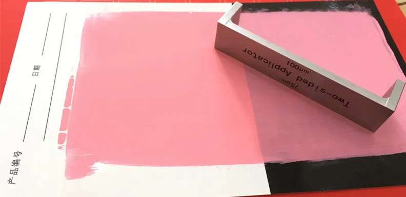 Подготовитель влажной пленки Аппликатор Двусторонняя подготовка нержавеющая сталь Двусторонняя подготовка