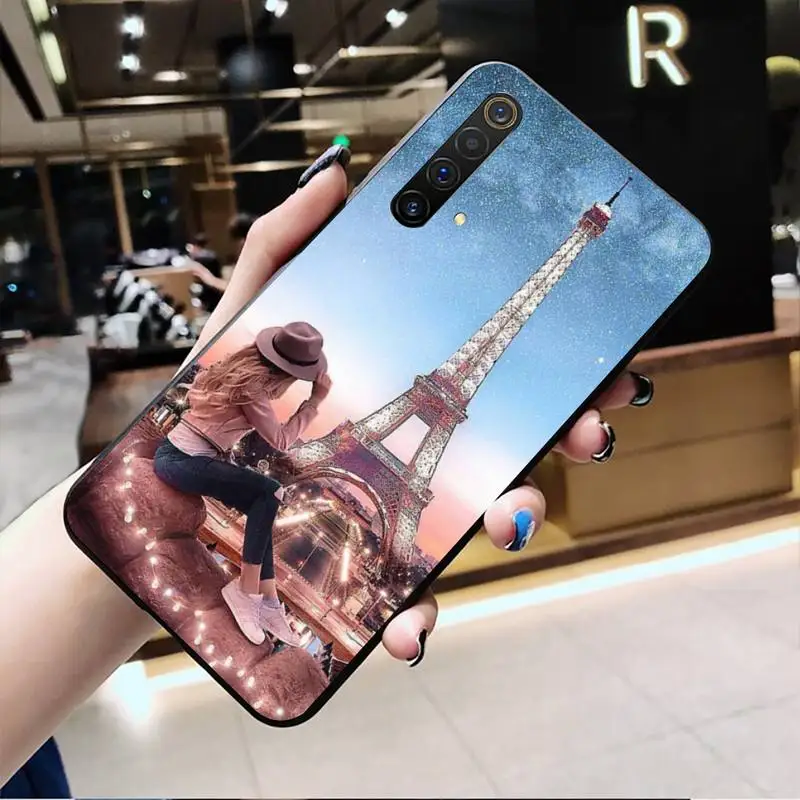 Hot Love Paris Eiffel tower Phone Case For OPPO Realme 6 Pro C3 5 Pro C2 RENO2-Z A11X XT images - 6