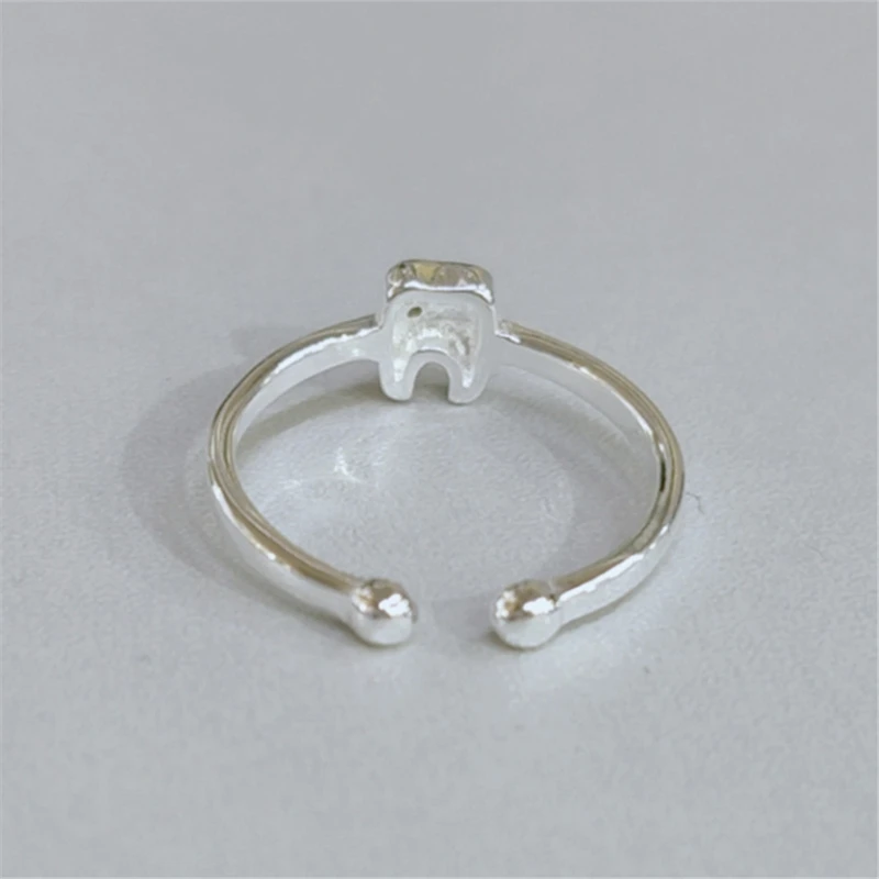 Классические забавные милые Регулируемые кольца с кубическим цирконием для