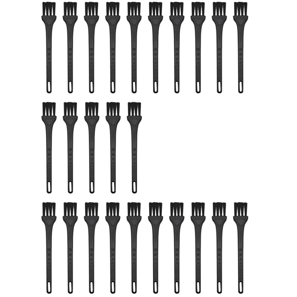 

25pcs Hair Clipper Brush Humidifier Cleaning Brush Small Razor Brush (Black)
