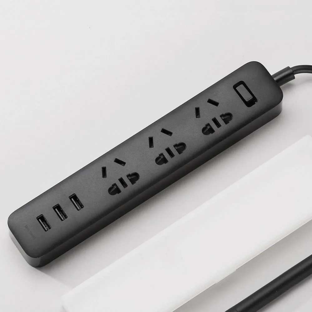 Xiaomi 3 порта USB 2A Быстрая зарядка Sokect зарядное устройство интеллектуальная розетка защита от перегрузки удлинитель