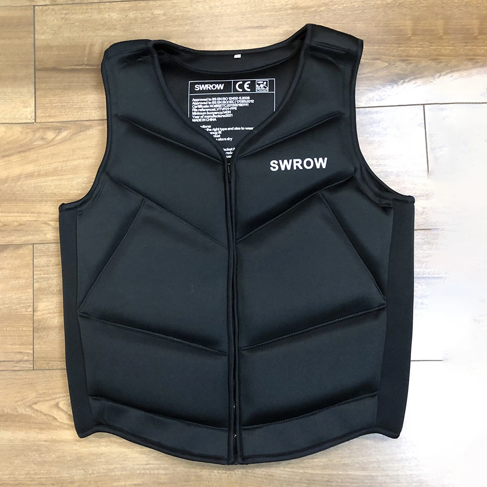 Спасательный жилет SWROW из неопрена для рыбалки Каяка спасательный взрослых и