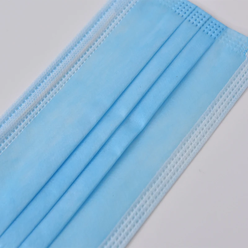 Маска для лица Антибактериальная трехслойная Нетканая унисекс с фильтром 10/30/50/100