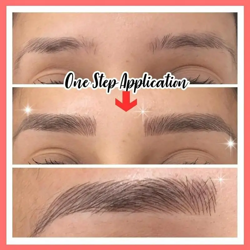 6D Ложные брови Водонепроницаемый длительный Уход за волосами как татуировки