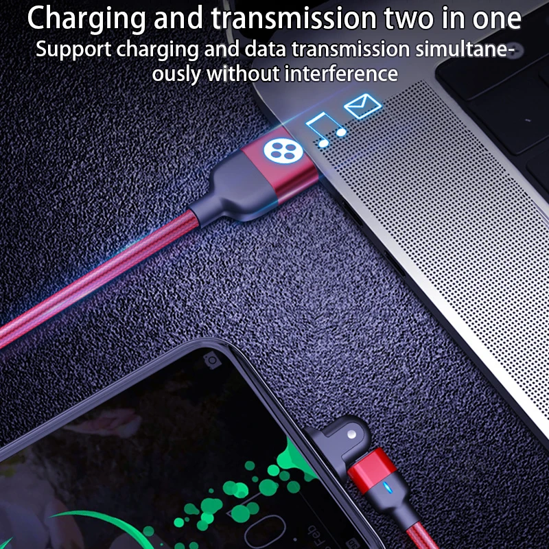 

Micro USB Cable 180 Degree Roating 3A Fast Charging Data Cord for Xiaomi Redmi Samsung Android Mobile Phone Microusb Charge Wire