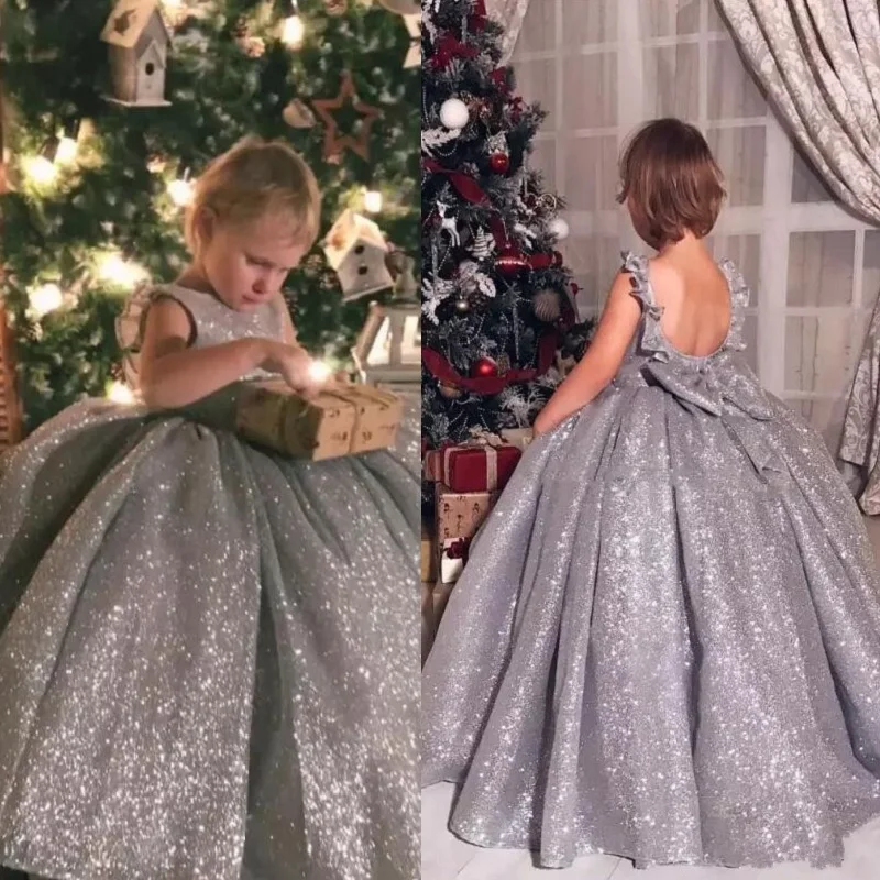 Роскошные высококачественные платья для девочек с цветочным принтом по