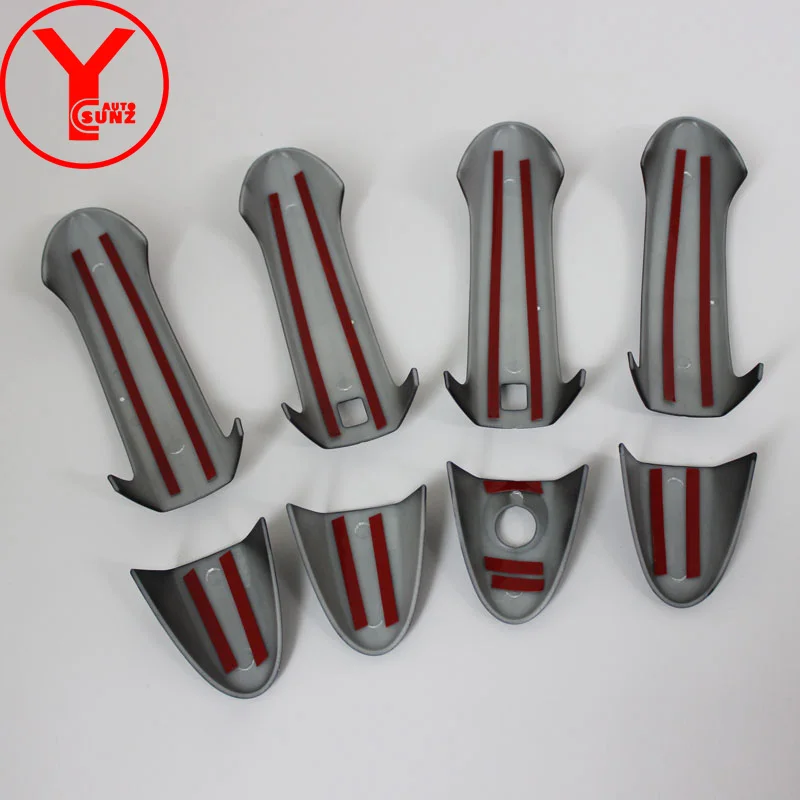 YCSUNZ черная Боковая дверь детали протектор дверной ручки автостайлинг аксессуары