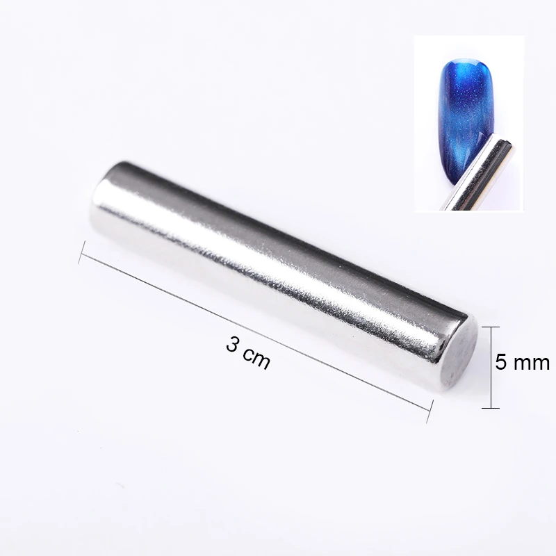 silver 01 Ur Sugar двойная головка кошачий глаз магнит Стик сильный 3D эффект для УФ Магнитный Гель-лак круглая квадратная форма Маникюрный Инструмент для дизайна ногтей - Цвет: silver 01