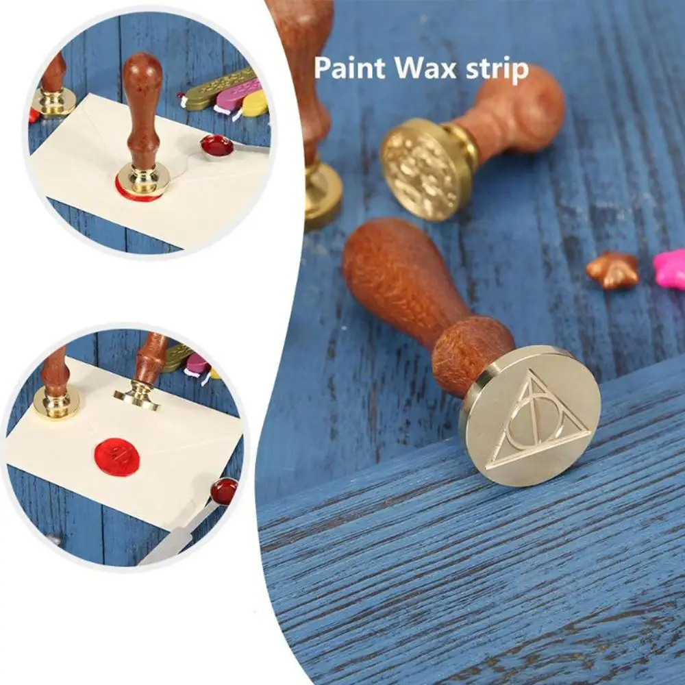 Латунная восковая печатка штамп Ретро запечатывание воск штампы для