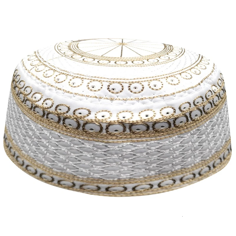 Коричневые кепки Kippot мужские мусульманские индийские молитвенные головные