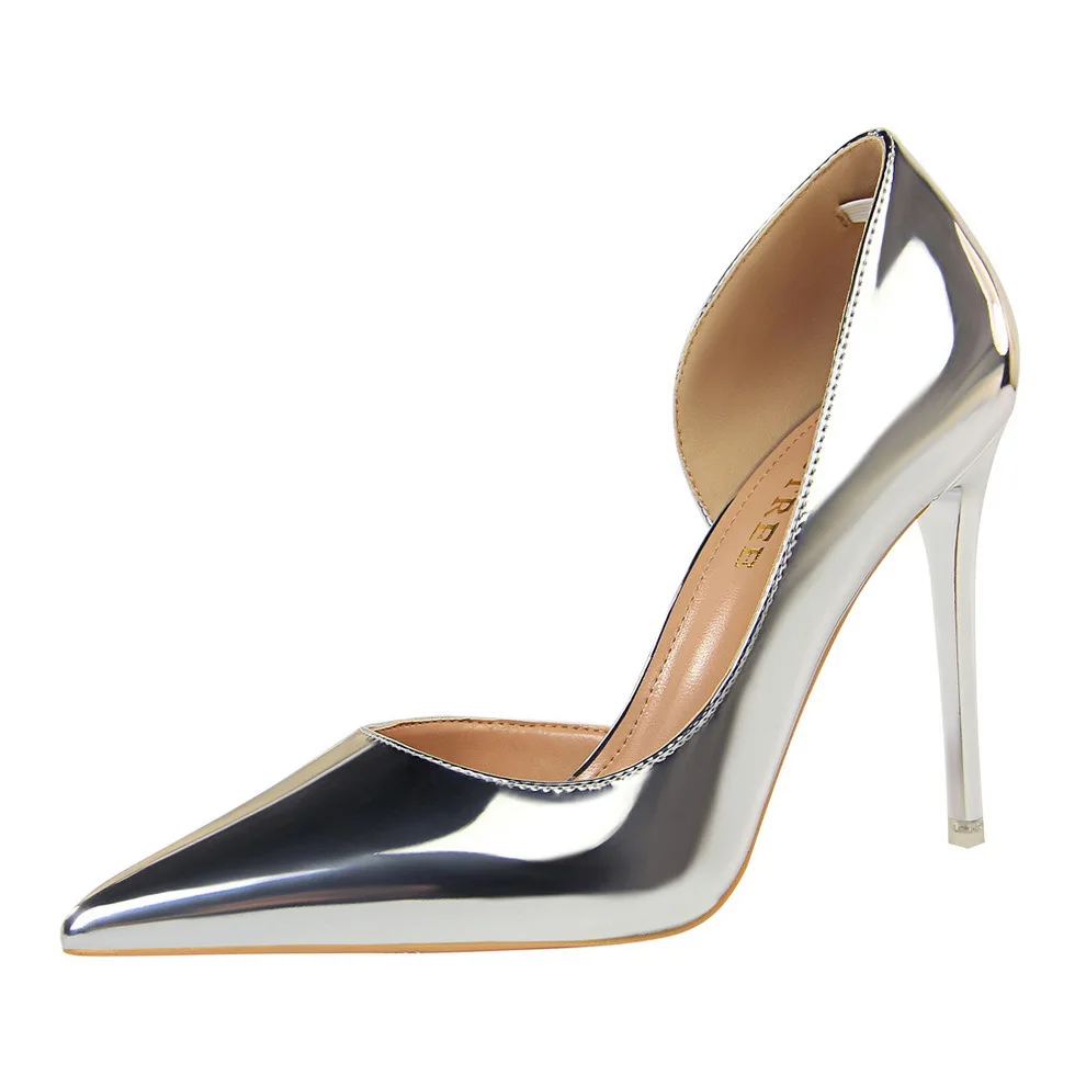 

2019 New High Heels Shoes Women Pumps Stiletto Women Heels Ladies Shoes Fashion Pumps Women Shoes Patent Leather Bridal Shoes