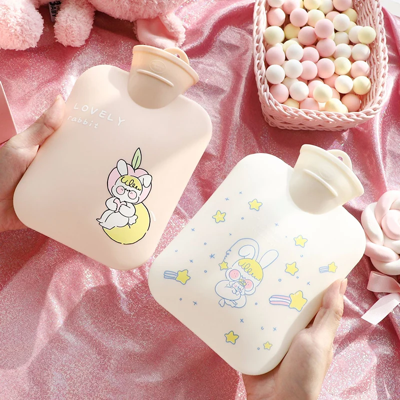 

Hot Water Bottle Cartoon Hot Water Bag Keep Warm In Winter No Water Leak Explosion-proof Portable Hot Water Bags