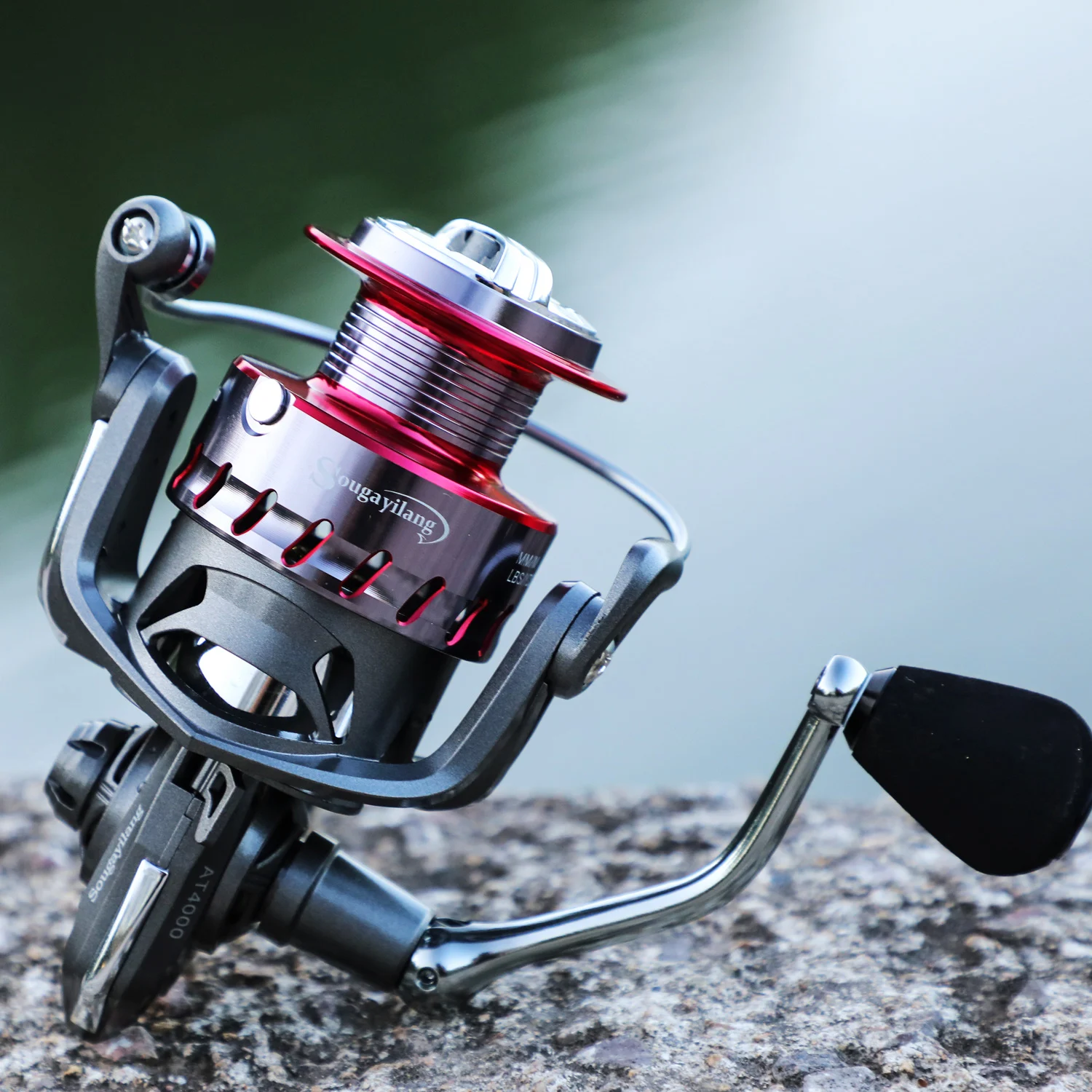 

9+1bb Carp Fishing Reel 6.2:1 High Speed Gear Ratio Alluminum Spool Spinning Fishing Reel With Magnetic Brake System