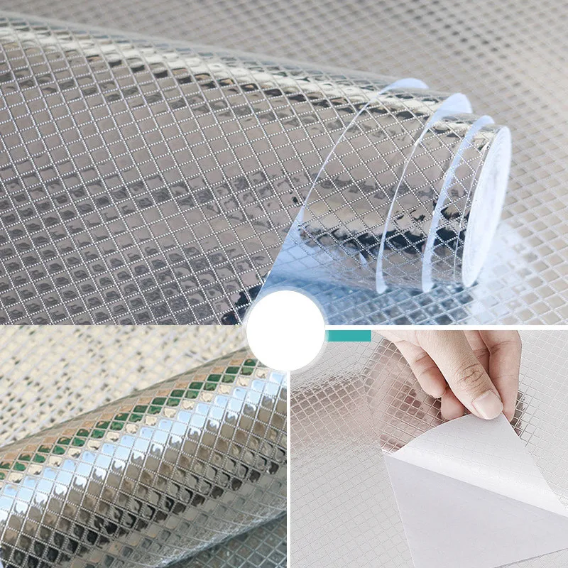

High-quality nanofilm for kitchen Aluminum Foil Kitchen Stove Cabinet Self Adhesive film Kitchen Oil-proof Waterproof Stickers