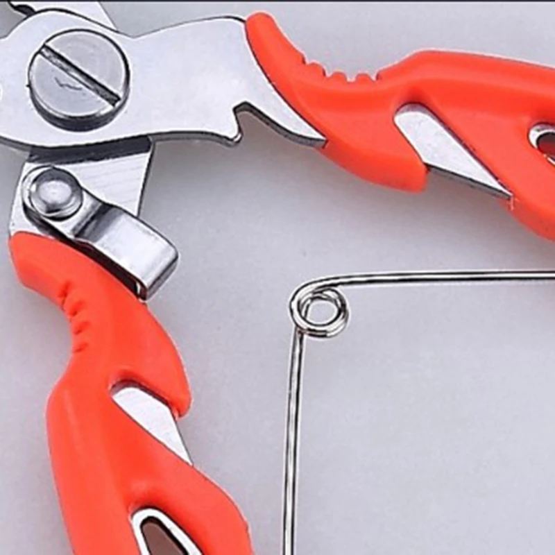 

5 Pcs Fishing Pliers Wire Cutter Tool with Nylon Bag and Lanyard