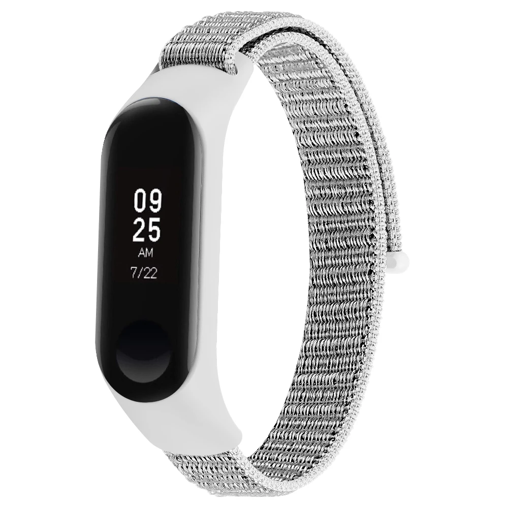OULUCCI нейлоновый ремешок для xiaomi mi band 4, спортивный дышащий ремешок, аксессуары, сменный ремешок для mi band 4/3, браслет
