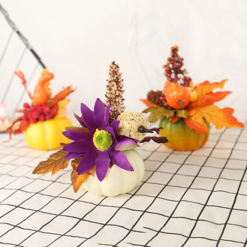 Мини поддельные овощи искусственная тыква имитация Милая Тыква Хэллоуин