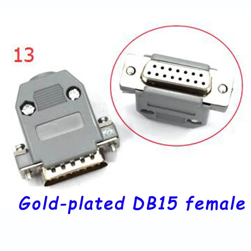 10 шт./лот DB9 DB15 DB25 отверстие/штырь гнездо/штырь синий сварной Разъем RS232