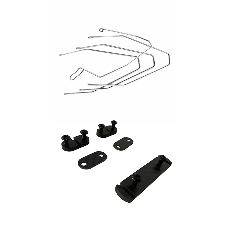 

1 Set Fender Titanium Bracket Mudguard Holder Bracket & 1 Set Ultralight Bicycle Fenders Hook Lug Gasket