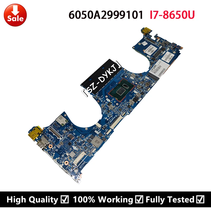 

For HP EliteBook X360 1040 G5 Laptop Motherboard With SR3L8 I7-8650U 6050A2999101 L41016-601 L41016-001 Mainboard