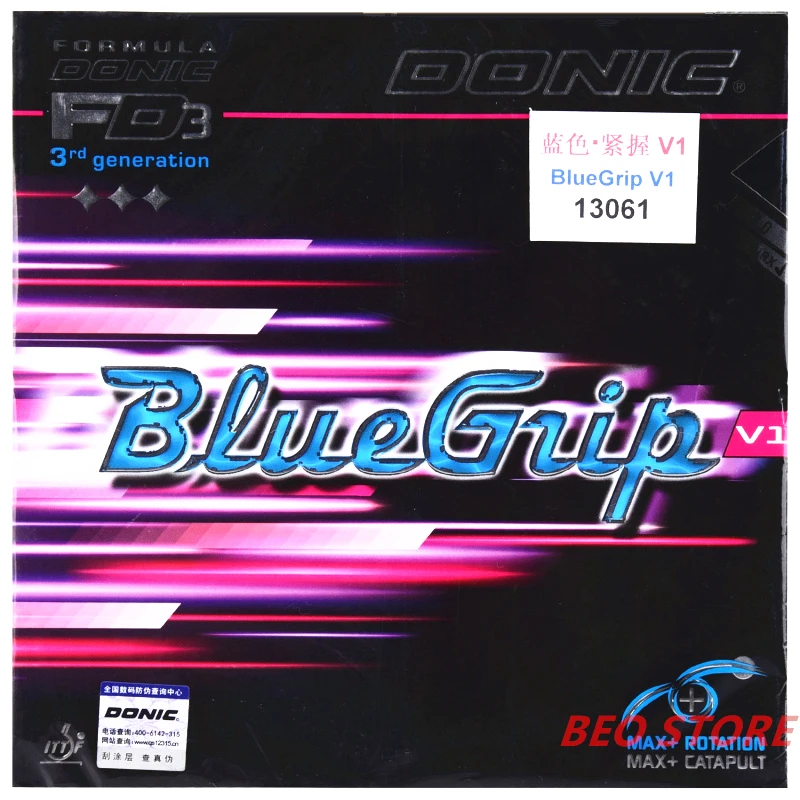 

DONIC BlueGrip V1 липкие прыщи с губкой для тенниса, настольного тенниса, пинг-понга