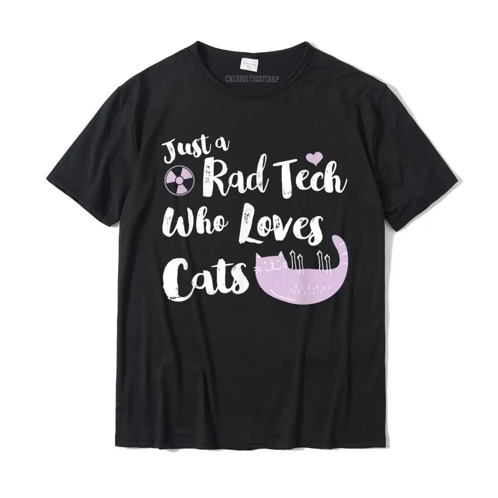 

Rad Tech Loves Cats Radiology Tech Cat Lover X-Ray Gift T-Shirt Camisas Tops T Shirt Brand New Custom Cotton Boy T Shirts Cosie
