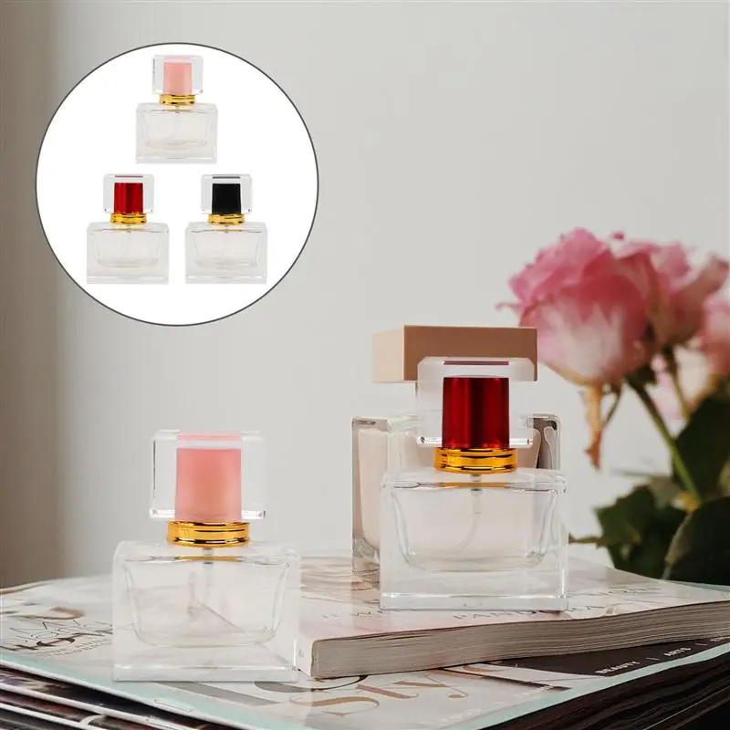 

3Pcs Perfume Glass Bottles Perfume Atomizers Perfume Sprayers Spray Bottles for Traveling Bedroom Home Desktop