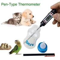 digital pet food thermometer hygrometer stainless steel probe cooking brid food water milk liquid oven temperature sensor tools